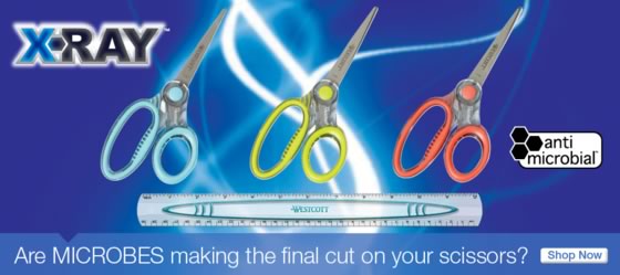 Westcott® X-RAY Antimicrobial Scissors 