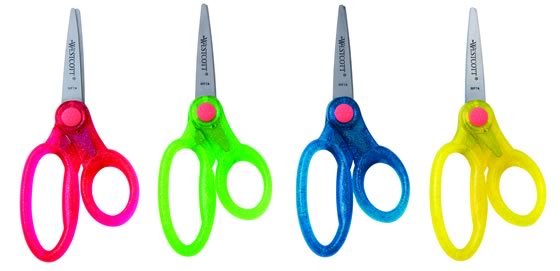 Westcott® 5” Pointed Translucent Glitter Scissors